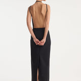 ROHE - Open back dress | black