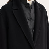 ROHE - Double-faced coat | black
