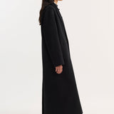 ROHE - Double-faced coat | black