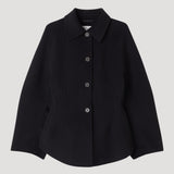 ROHE - Double - faced sculptural jacket | black