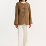 ROHE - Double - faced wool pankou jacket | camel