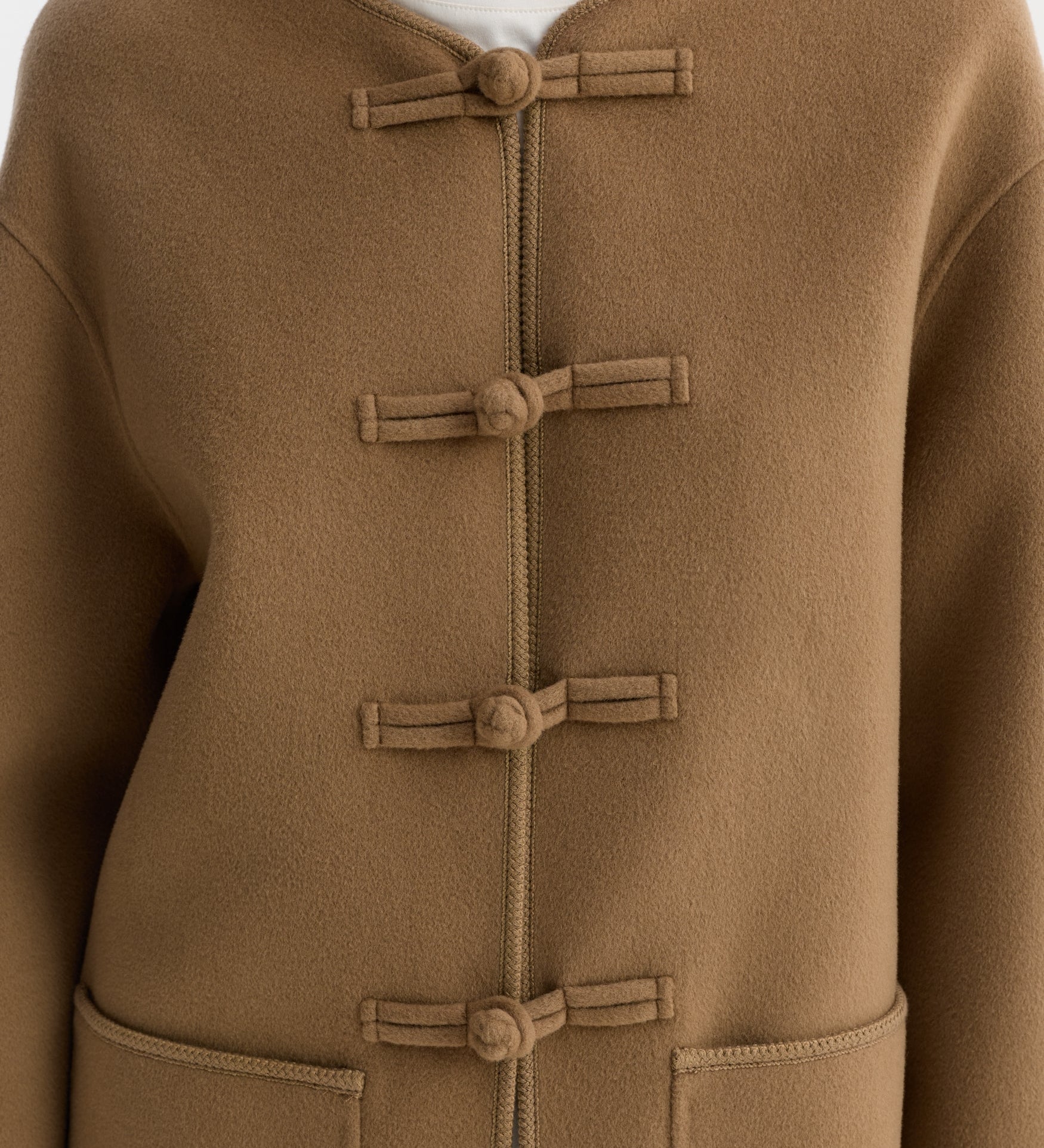 ROHE - Double - faced wool pankou jacket | camel