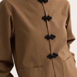 ROHE - Mandarin Jacket | mocha