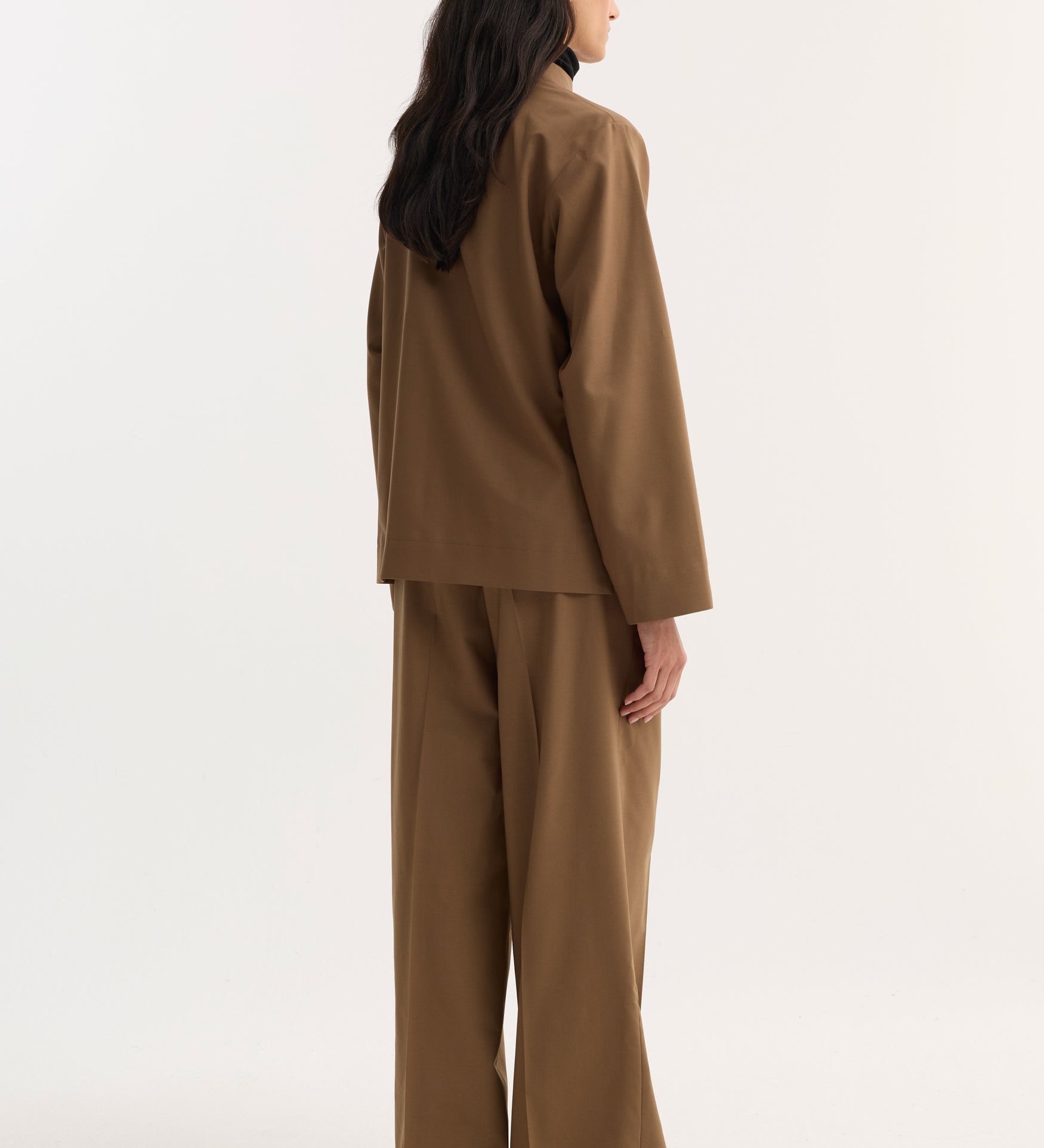 ROHE - Pankou closure jacket | mocha