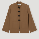 ROHE - Mandarin Jacket | mocha