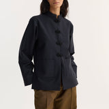 ROHE - Pankou closure jacket | navy
