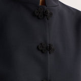 ROHE - Mandarin jacket | navy