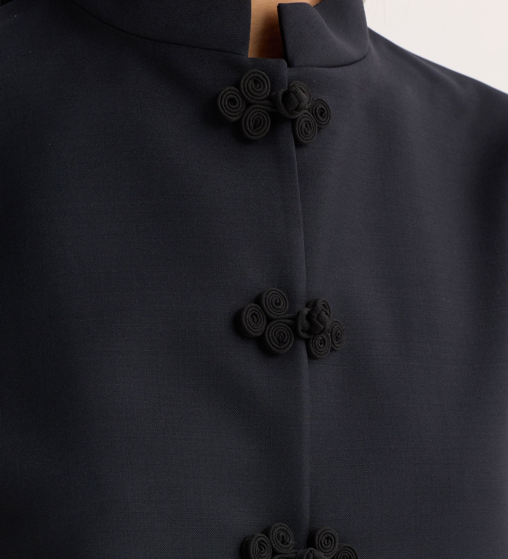 ROHE - Pankou closure jacket | navy