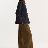 ROHE - Mandarin jacket | navy