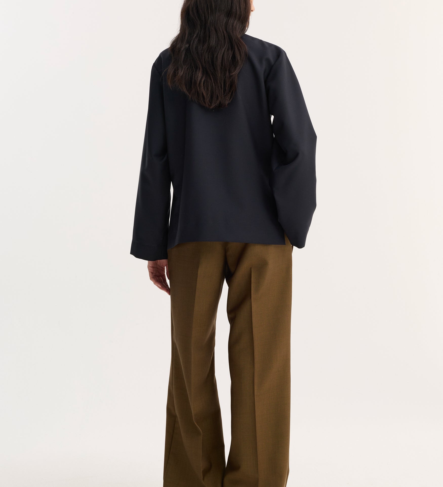 ROHE - Pankou closure jacket | navy