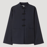 ROHE - Mandarin jacket | navy