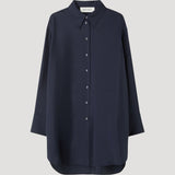 ROHE - Signature elongated silk shirt | night
