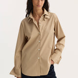 ROHE - Double collar shirt | wheat
