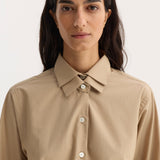 ROHE - Double collar shirt | wheat
