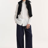 ROHE - Shaped shirt | optic white