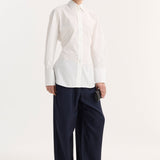 ROHE - Shaped shirt | optic white