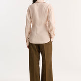 ROHE - Silk shaped shirt | rose