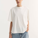 ROHE - Oversized cotton silk t-shirt | off white