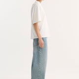 ROHE - Oversized cotton silk t-shirt | off white