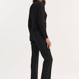 ROHE - Plissé cardigan | black