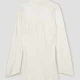 ROHE - Satin waisted top | cream