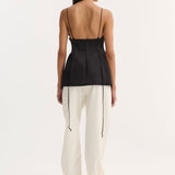 ROHE - Bustier top | black