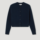 ROHE - Short boiled cardigan | navy