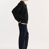 ROHE - V-neck knitted jumper | black