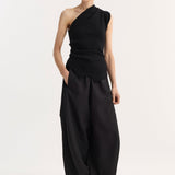 ROHE - Off-shoulder top | black