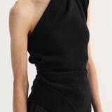 ROHE - Off-shoulder top | black