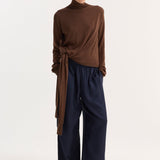 ROHE - 4-sleeved knitted jumper | brown