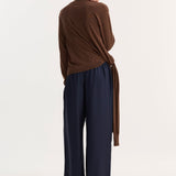 ROHE - 4-sleeved knitted jumper | brown