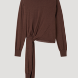 ROHE - 4-sleeved knitted jumper | brown