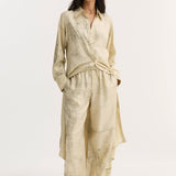 ROHE - Wide leg silk trousers | Amsterdam