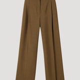ROHE - Relaxed straight leg trouser | golden brown