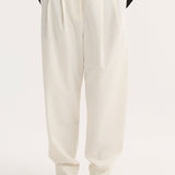 ROHE - Barrel leg trousers | off white
