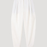 ROHE - Barrel leg trousers | off white