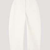 ROHE - Sculptural trousers | paper white