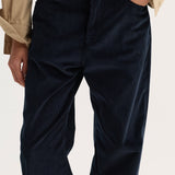 ROHE - Relaxed corduroy trousers | night