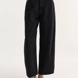 ROHE - Berber - Barrel leg denim | black