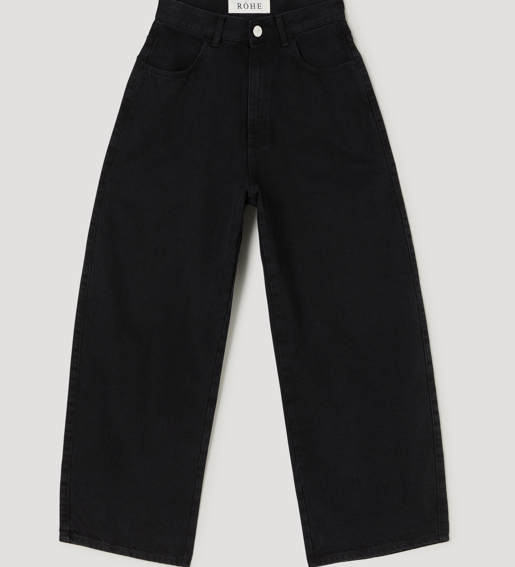 ROHE - Berber - Barrel leg denim | black