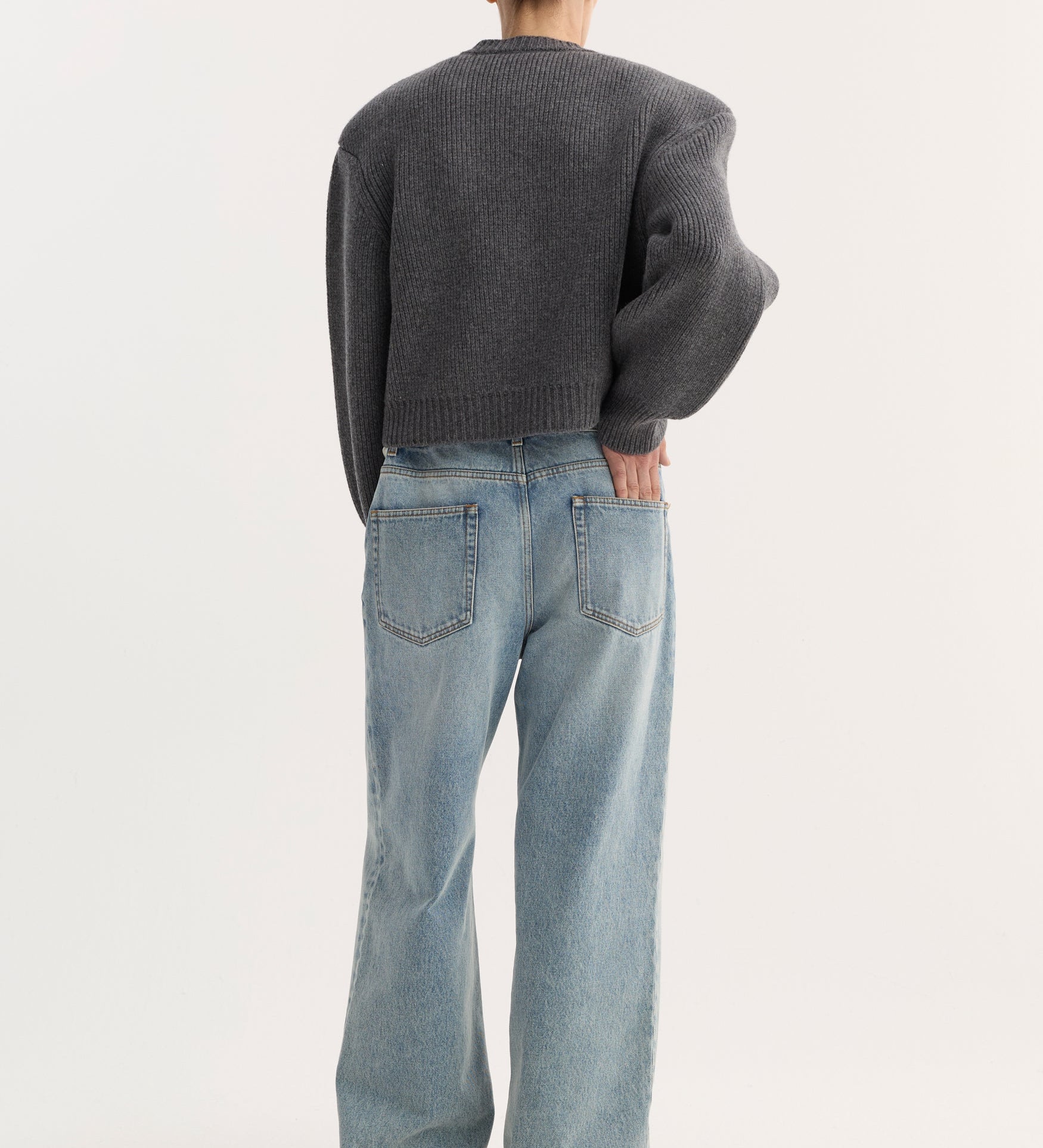 ROHE - Baggy fit denim | classic blue