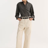 ROHE - Baggy fit denim | ecru