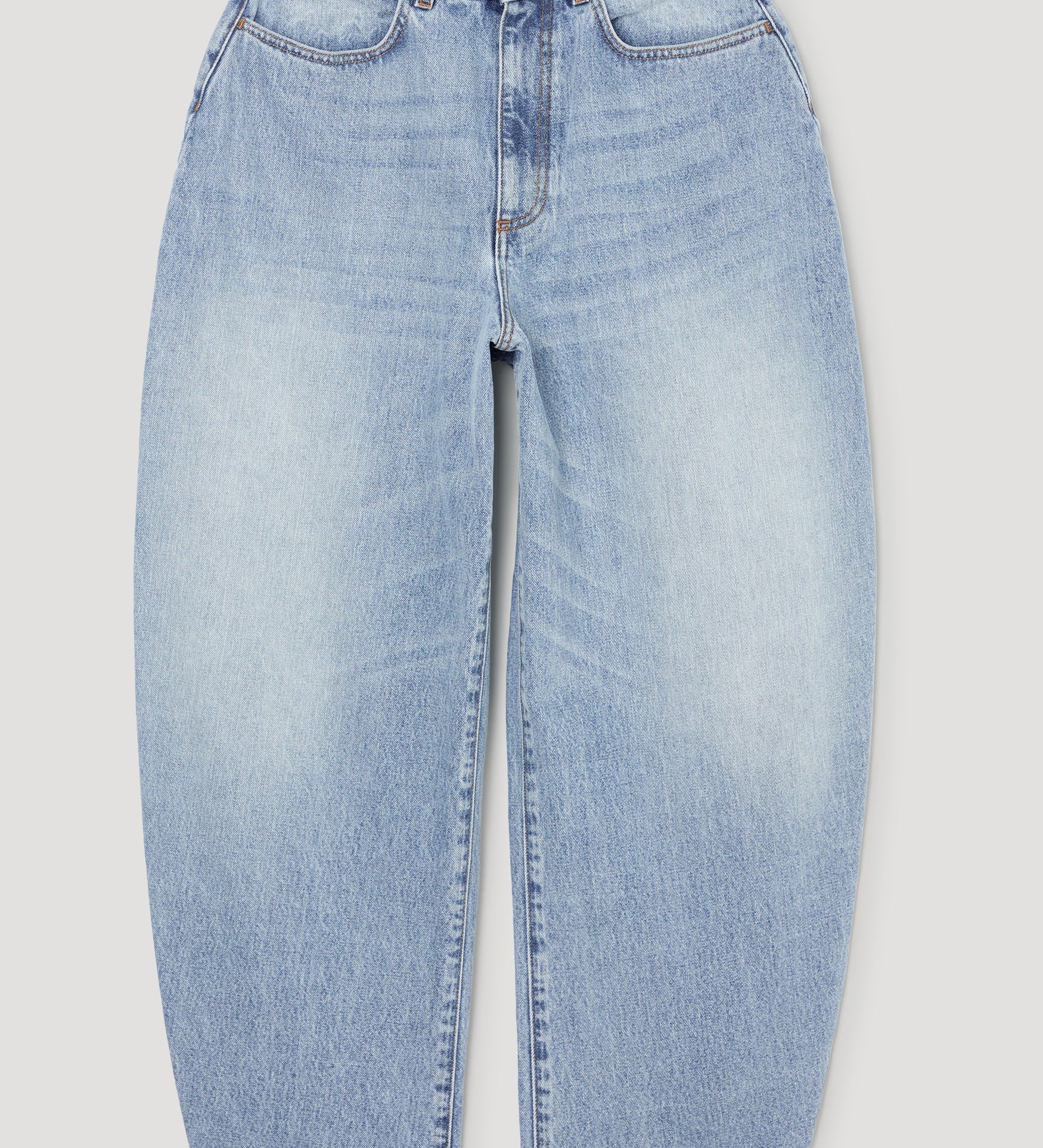 ROHE - Fransje - Sculptural denim trousers | classic blue