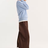 ROHE - Balloon column skirt | espresso