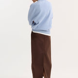 ROHE - Balloon column skirt | espresso