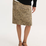 ROHE - Pencil skirt printed cow | cheetah