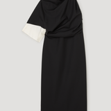 ROHE - Draped open back dress | black