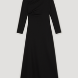 ROHE - Twisted jersey dress | black