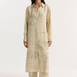 ROHE - Silk open back wrap dress | Amsterdam